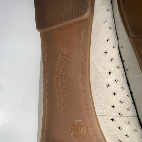 Lucky Brand Gray Leather Flats - Picture 6 of 6